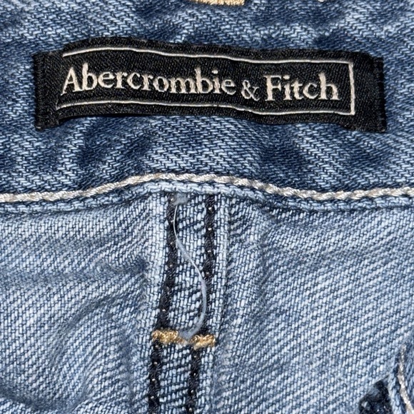 Abercrombie & Fitch Button-fly Cut Off denim Shorts - Picture 8 of 10